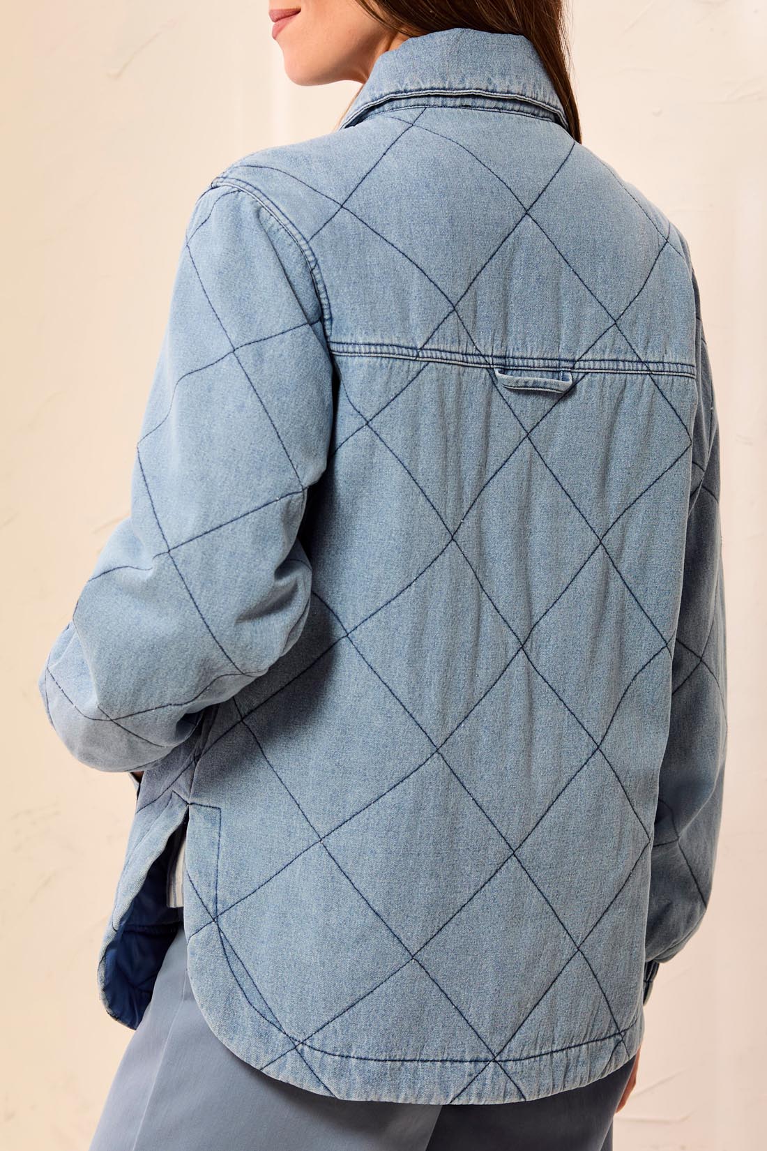 Quilted Snap Front Shacket