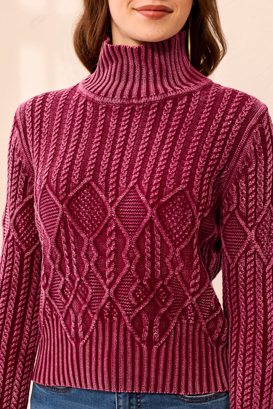 Cotton Cable Sweater