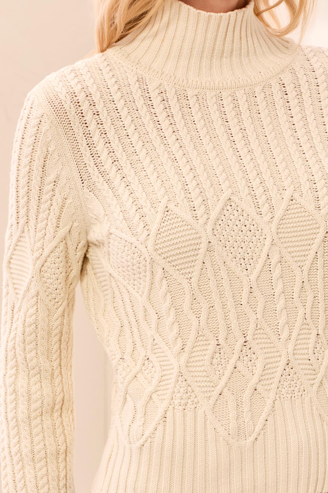 Cotton Cable Sweater
