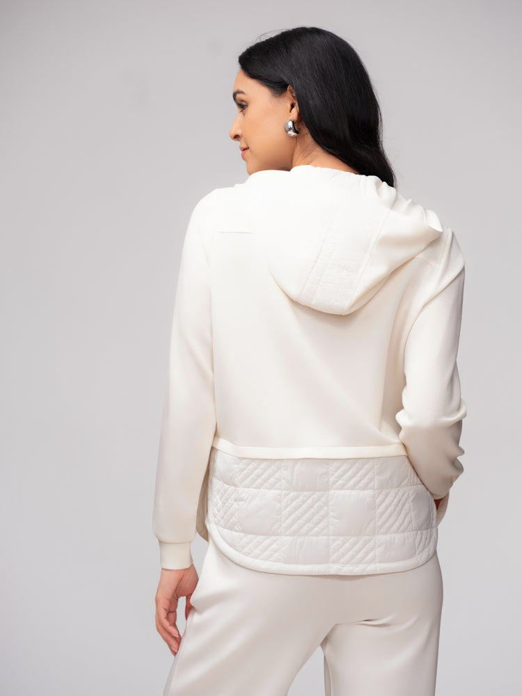 Zip Front Hooded Jacket