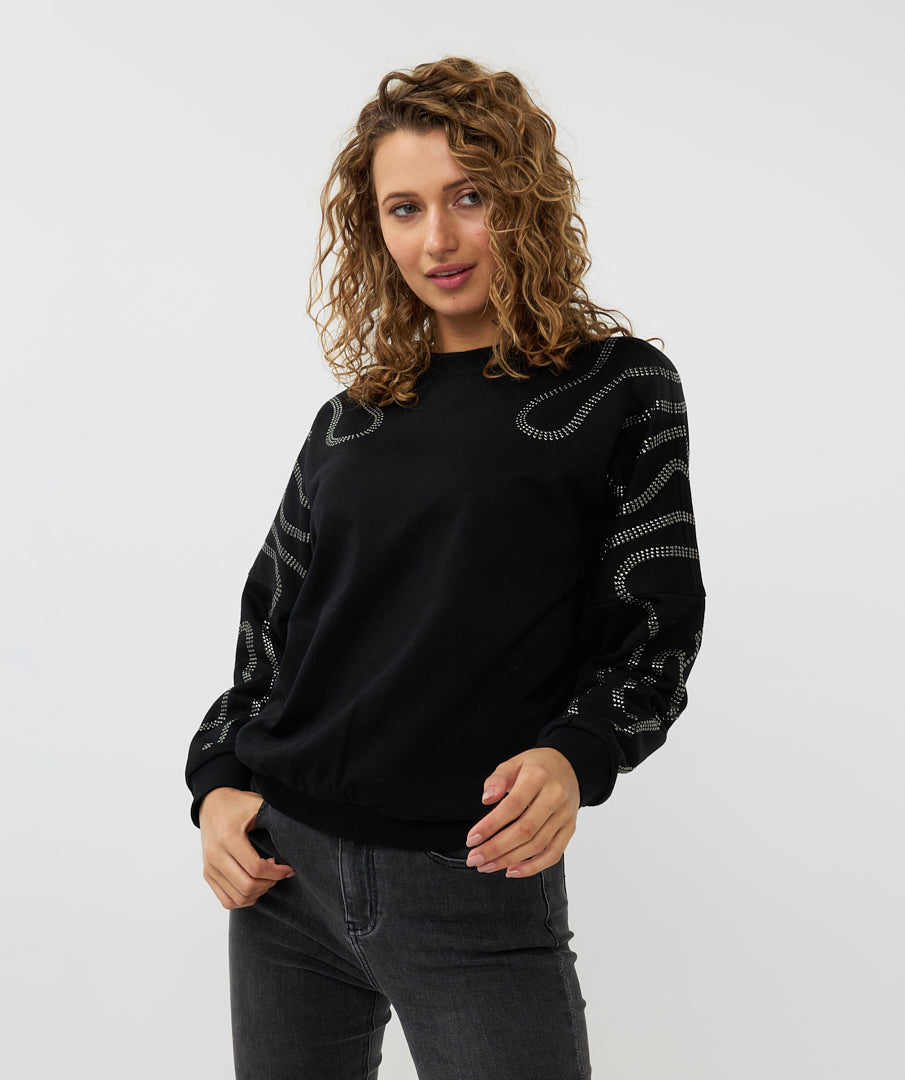 Studded  Sweatshirt