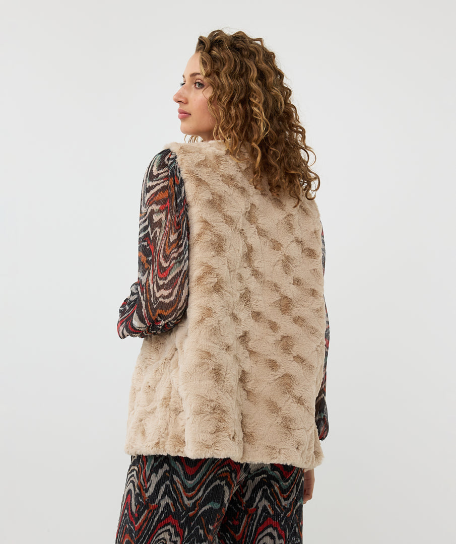 Faux Fur Vest