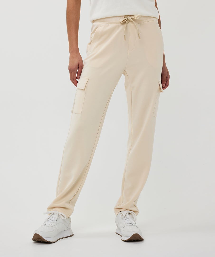 Drawstring Tapered Leg Modal Pant