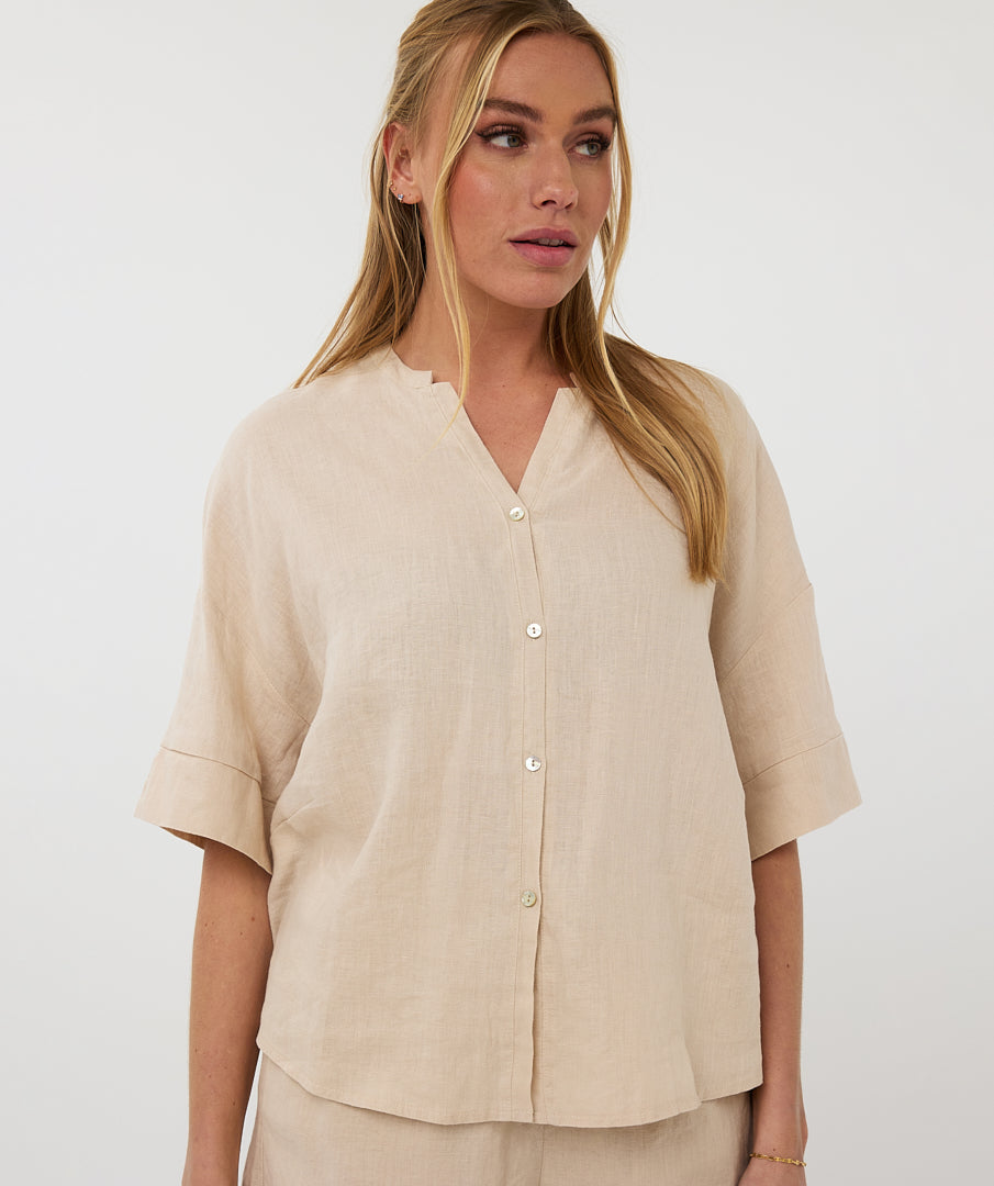 Linen Short Sleeve Shirt