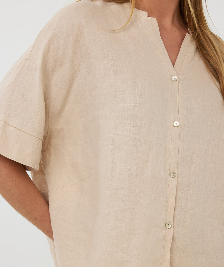 Linen Short Sleeve Shirt