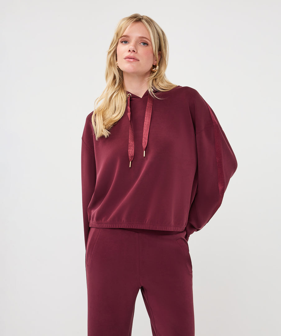 Hooded Blouson Sweatshirt
