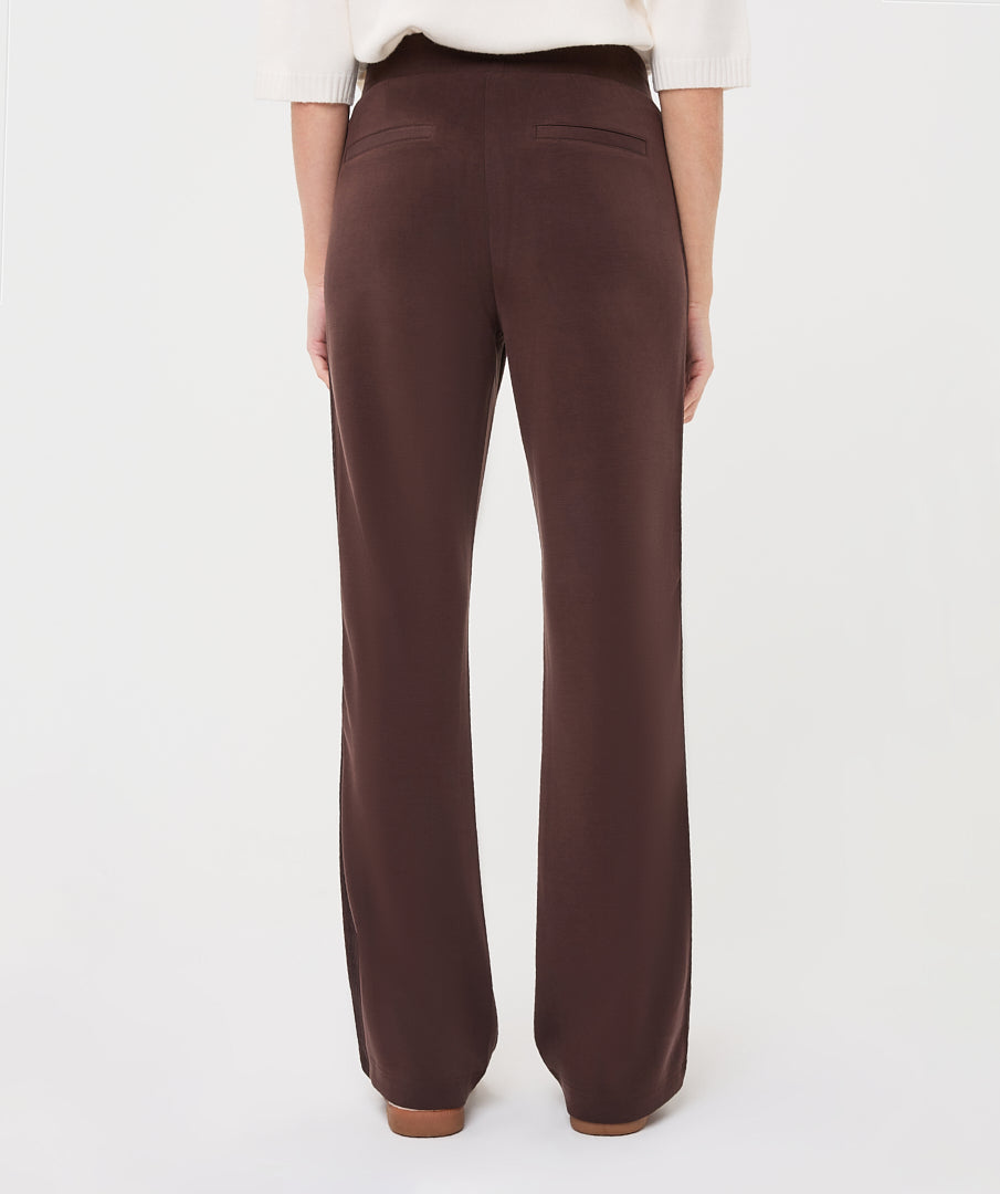 Straight Leg Ribbon Trim Pant