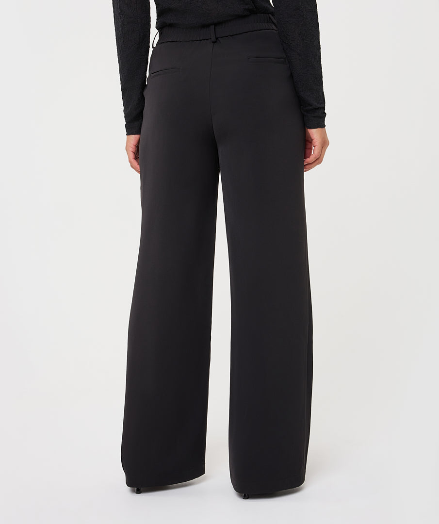 Wide Leg Twill Pant