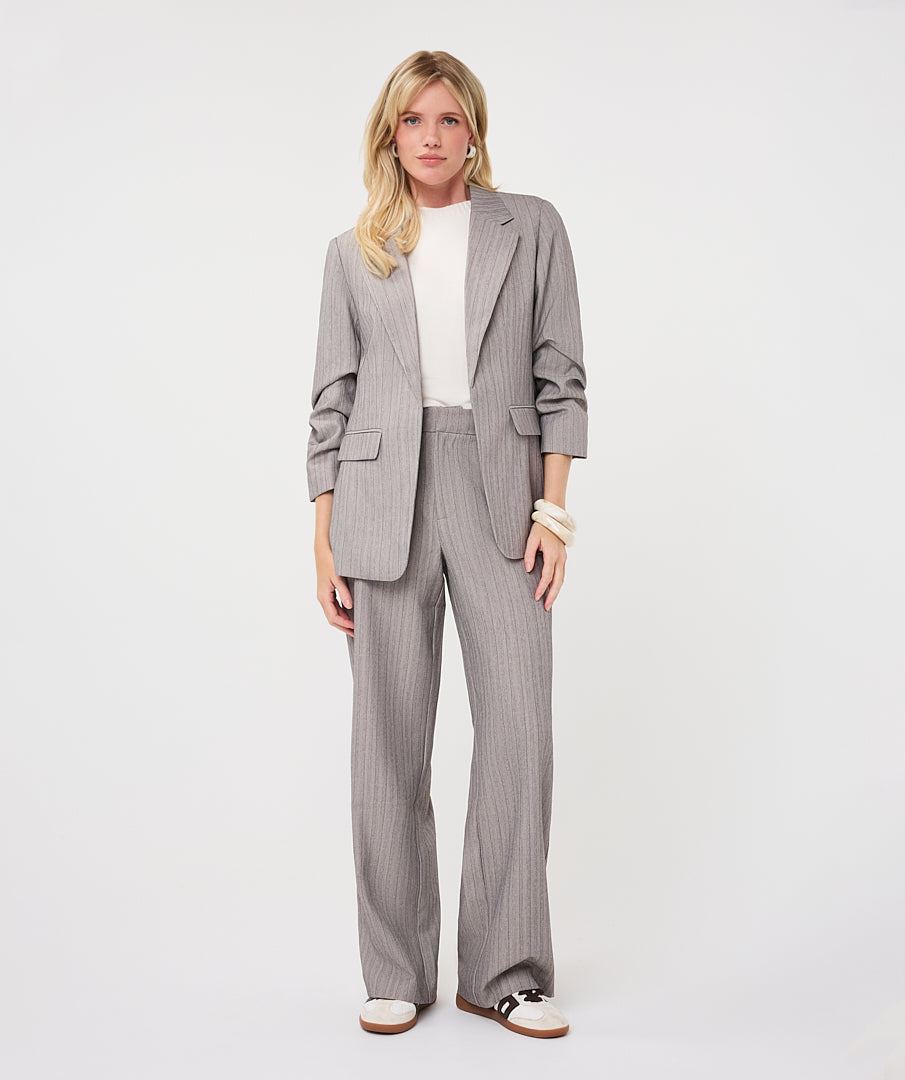 Herringbone Wide Leg Pant