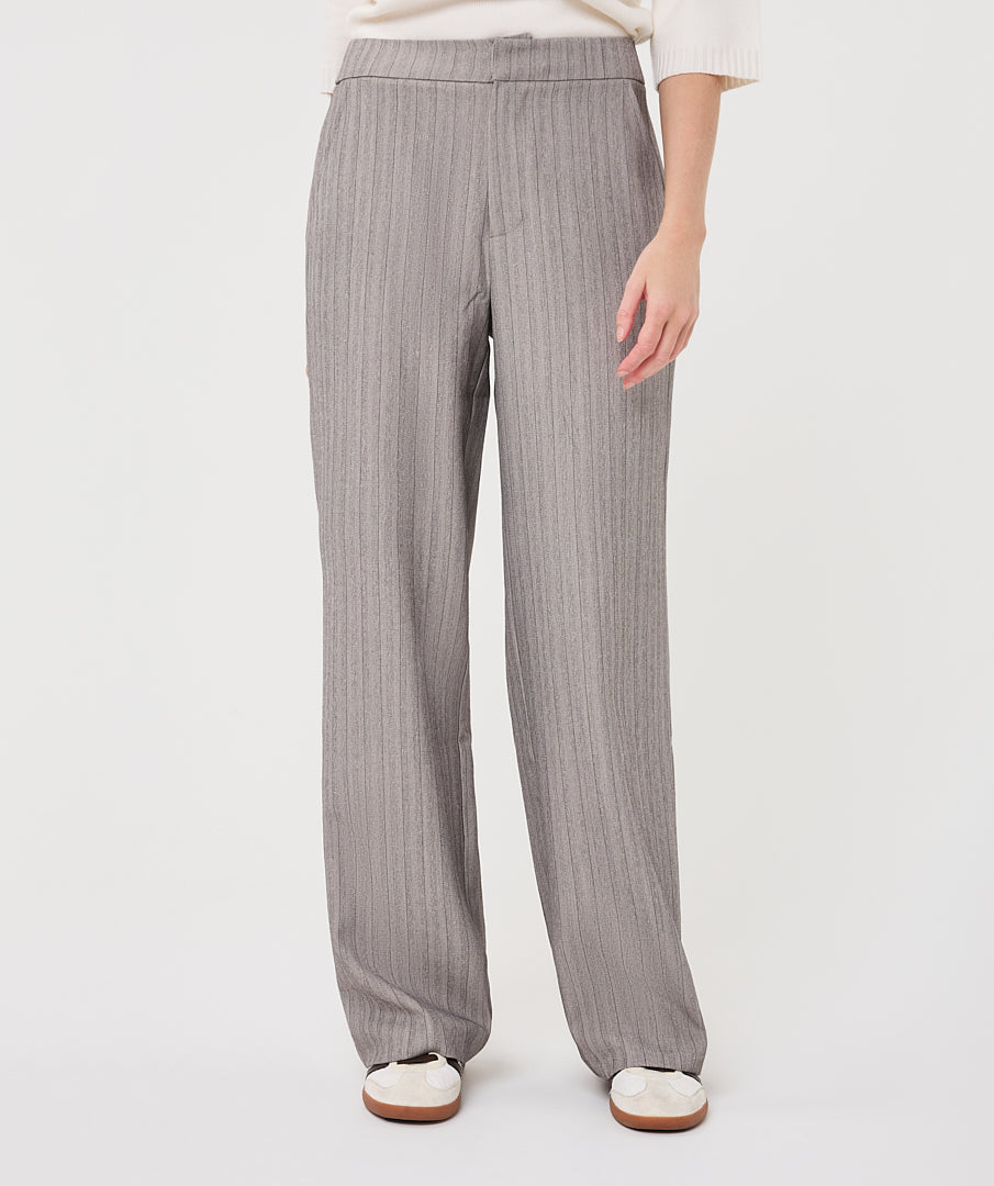 Herringbone Wide Leg Pant