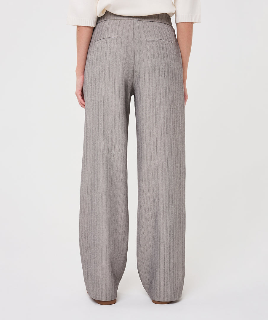 Herringbone Wide Leg Pant
