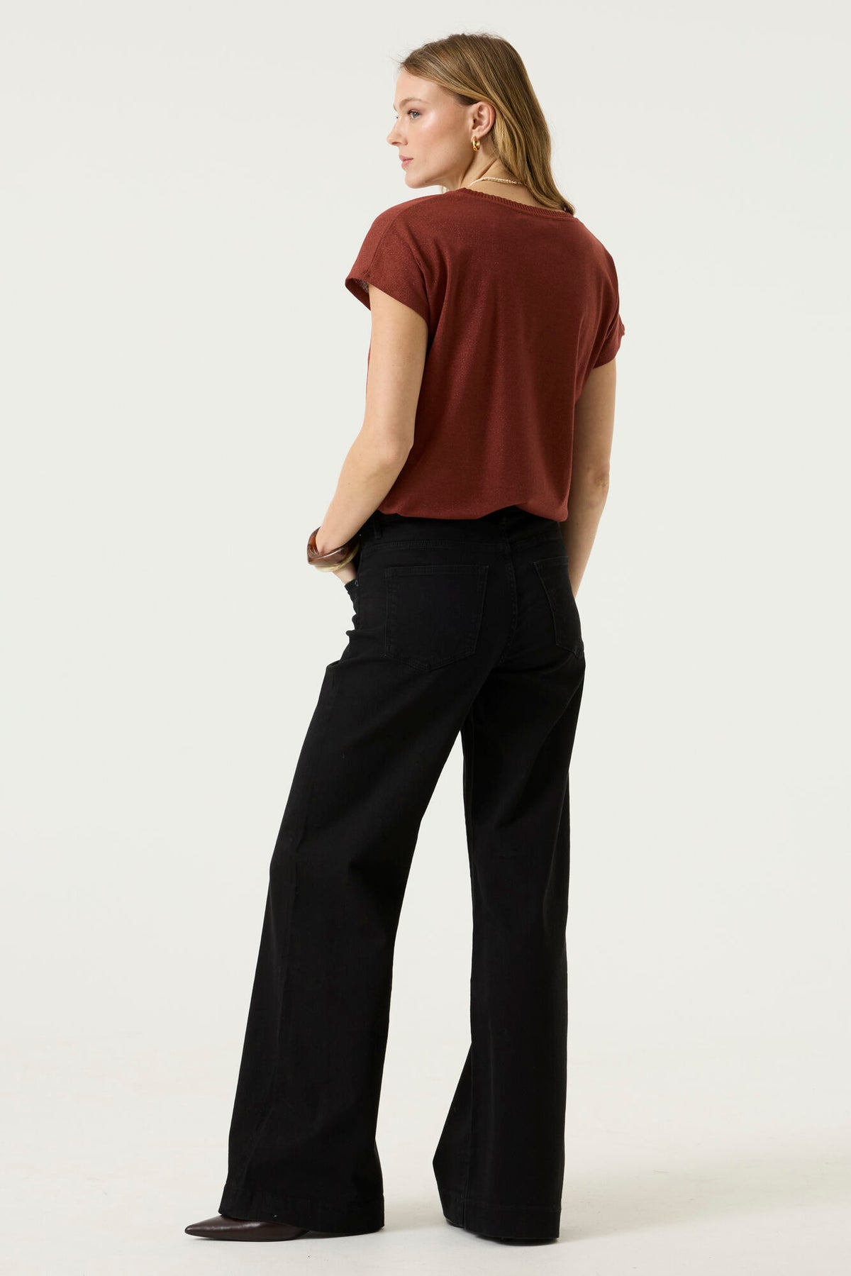 Lurex Cotton Blend Top