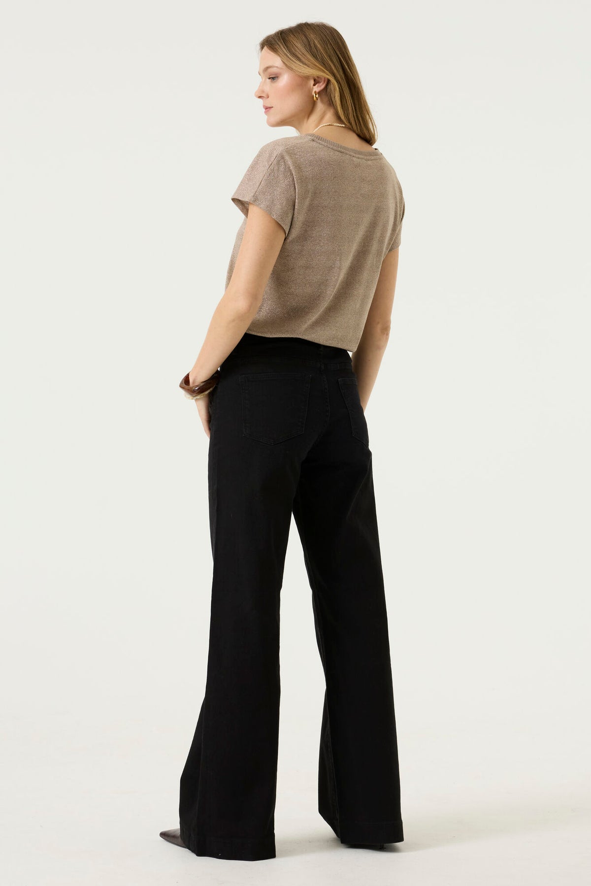 Lurex Cotton Blend Top