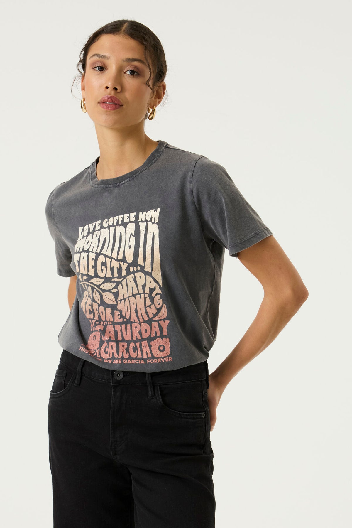 Graphic Print Cotton T-shirt