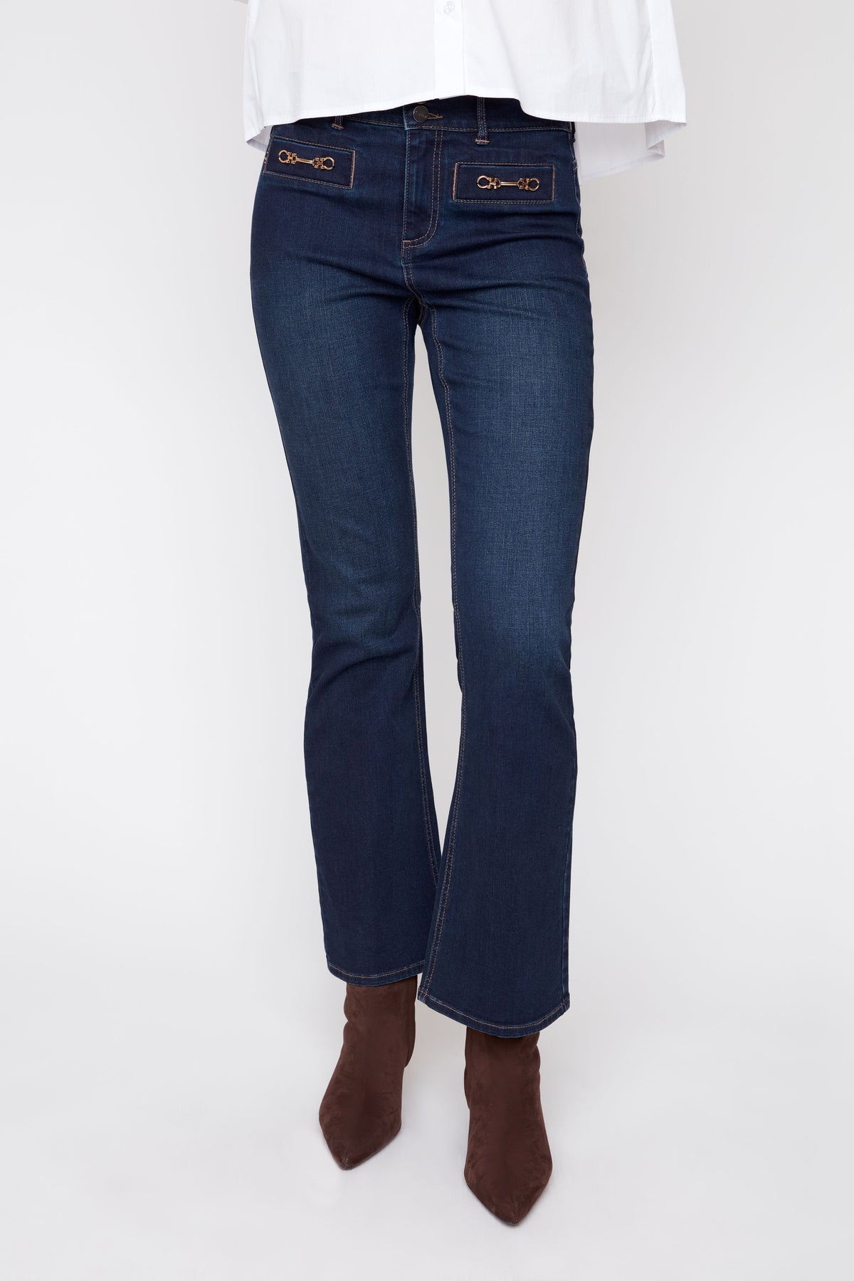 Boot Leg Vintage Wash Denim Jeans