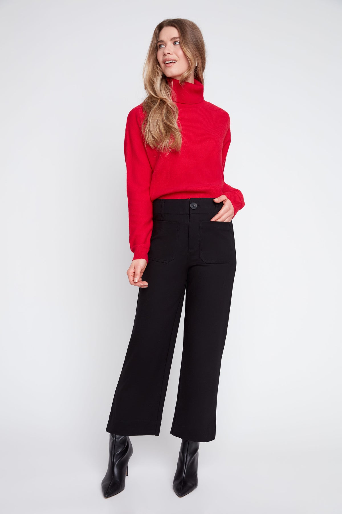 Zip Front Ponte Culotte