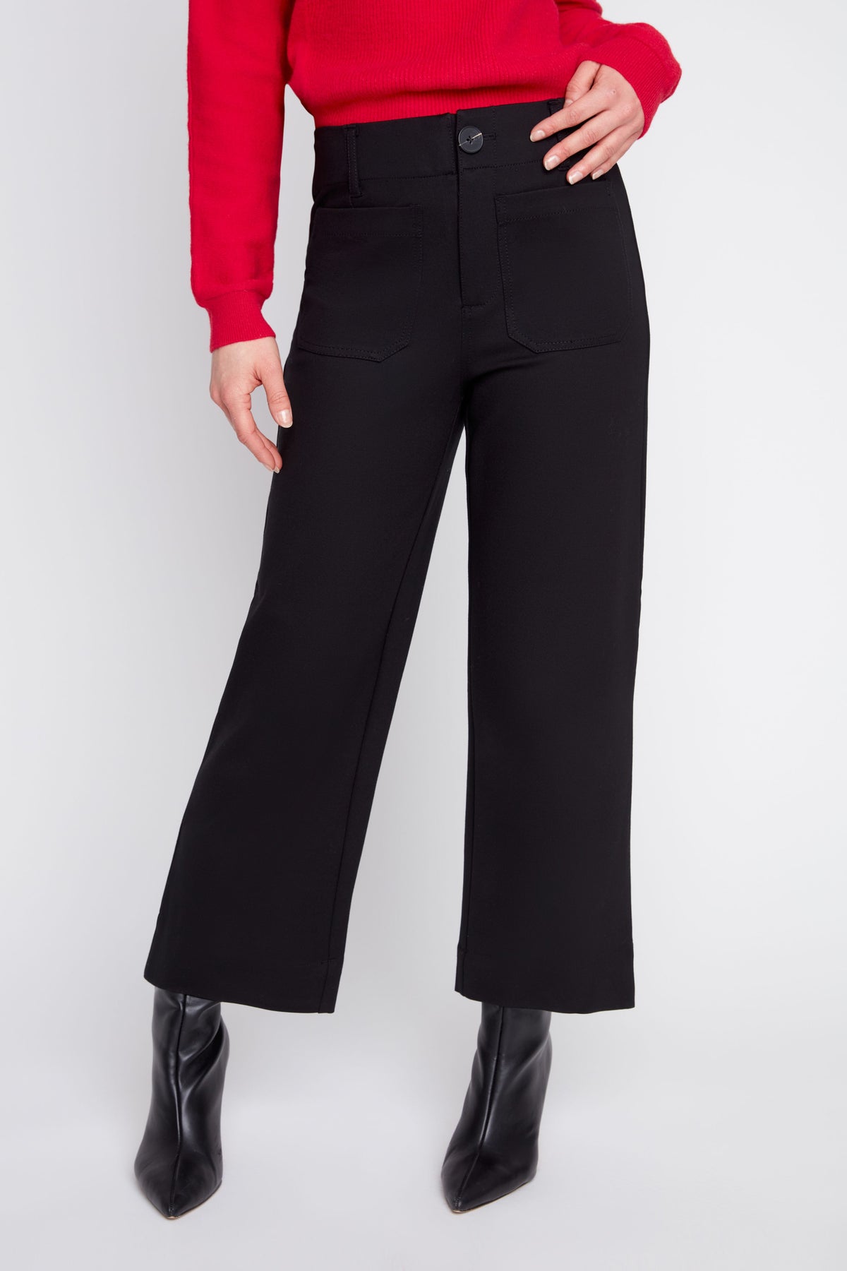 Zip Front Ponte Culotte