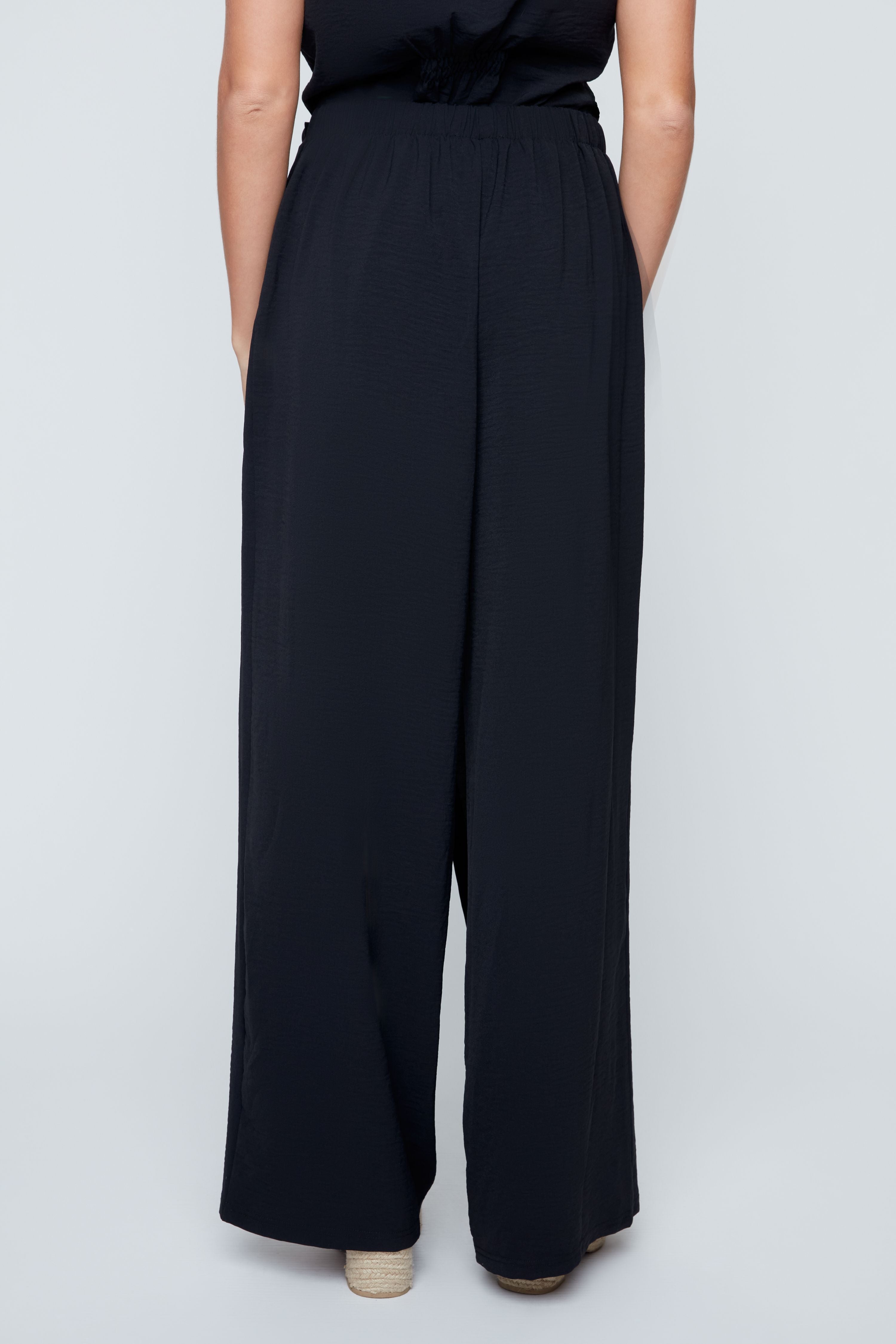 Wrap Front Wide Leg Pant