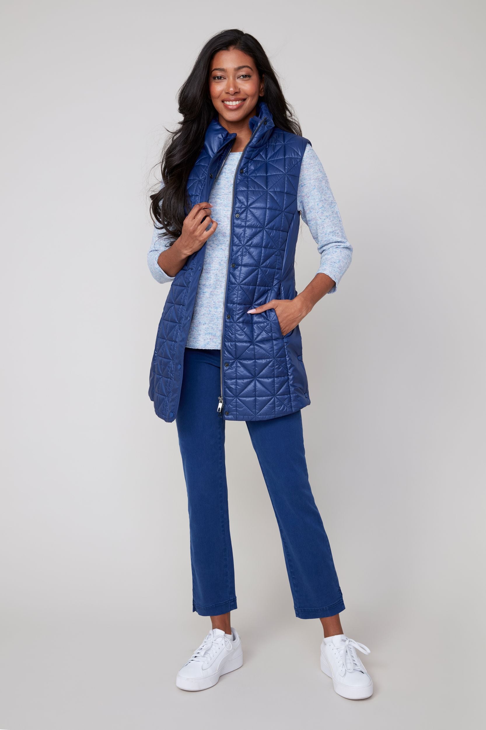 Puffer Zip Front Vest