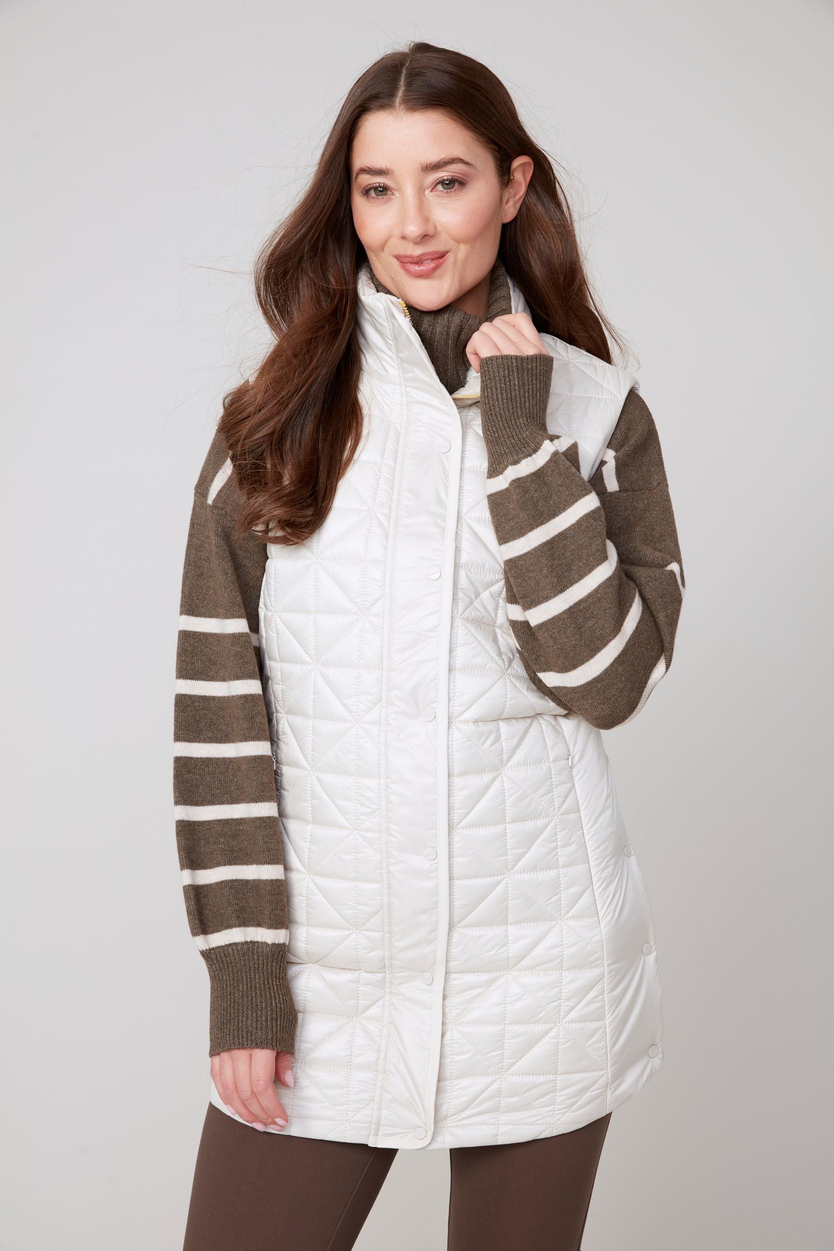 Puffer Zip Front Vest