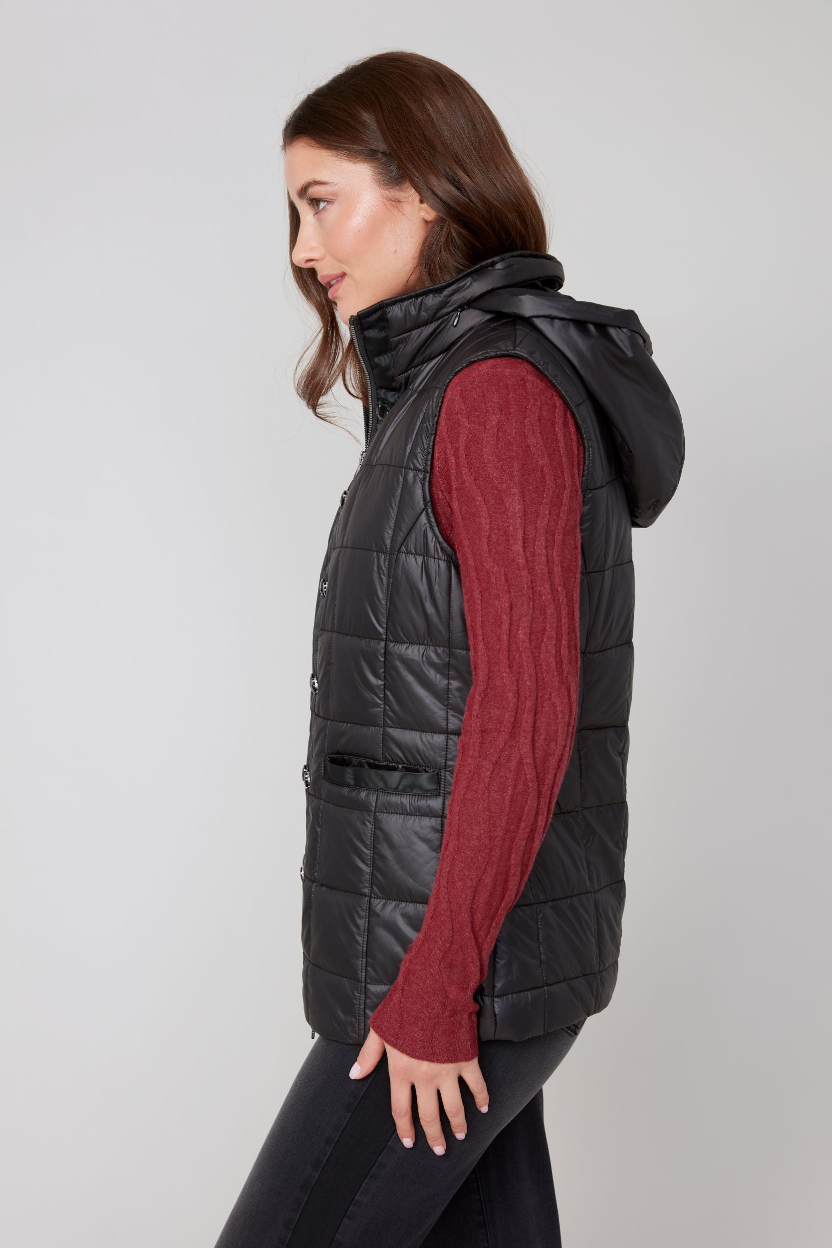 Puffer Hooded Vest