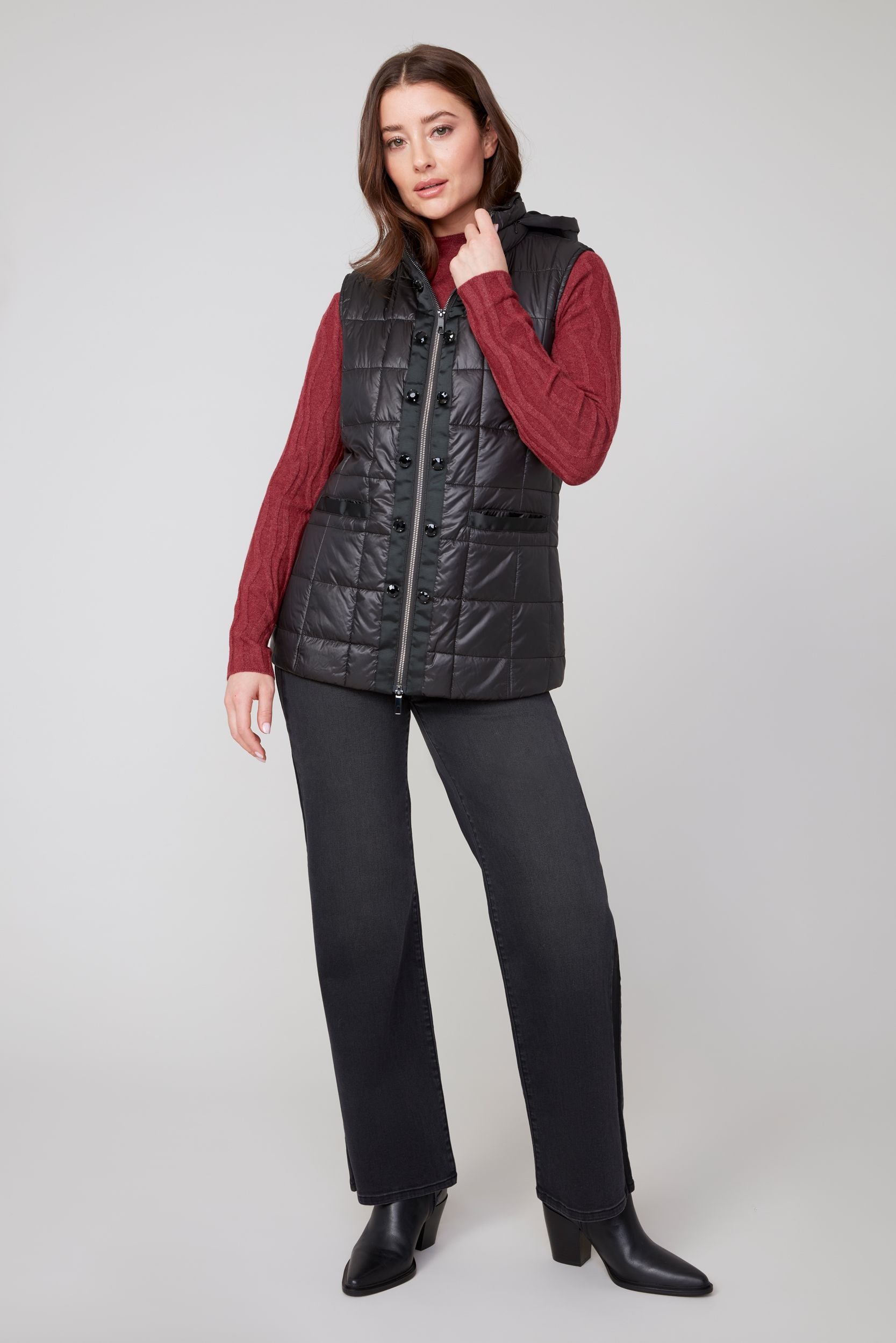 Puffer Hooded Vest