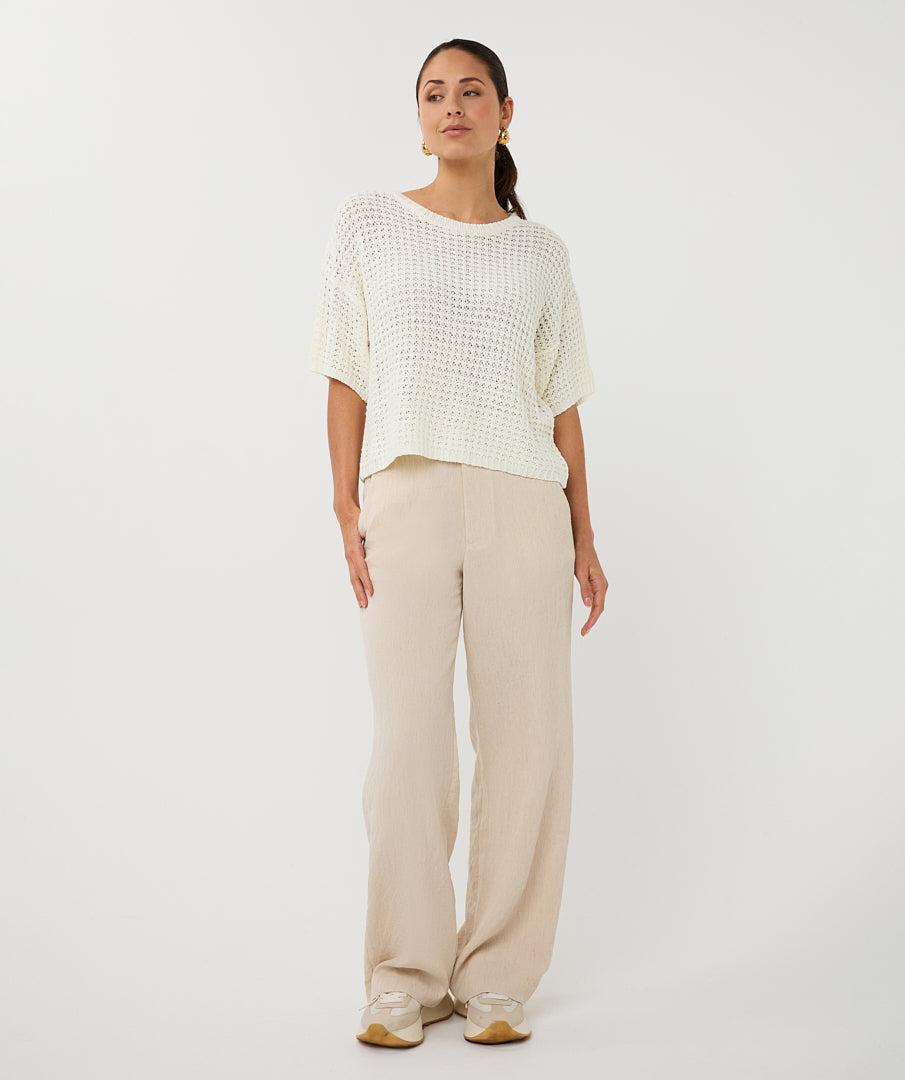 Open Weave Pullover