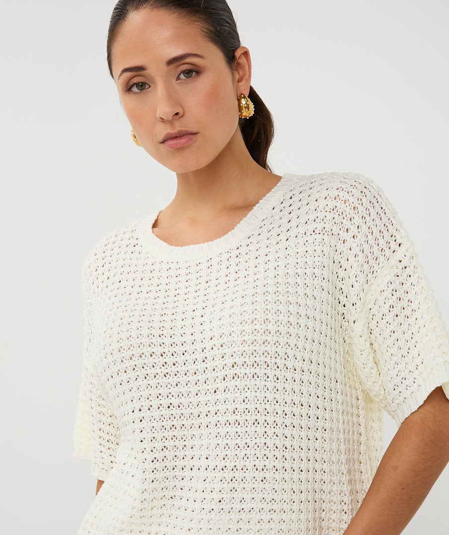 Open Weave Pullover