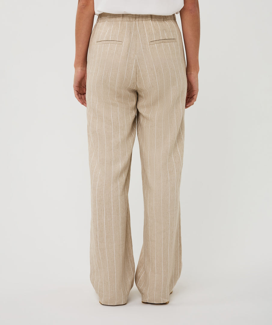 Stripe Linen Blend Pant