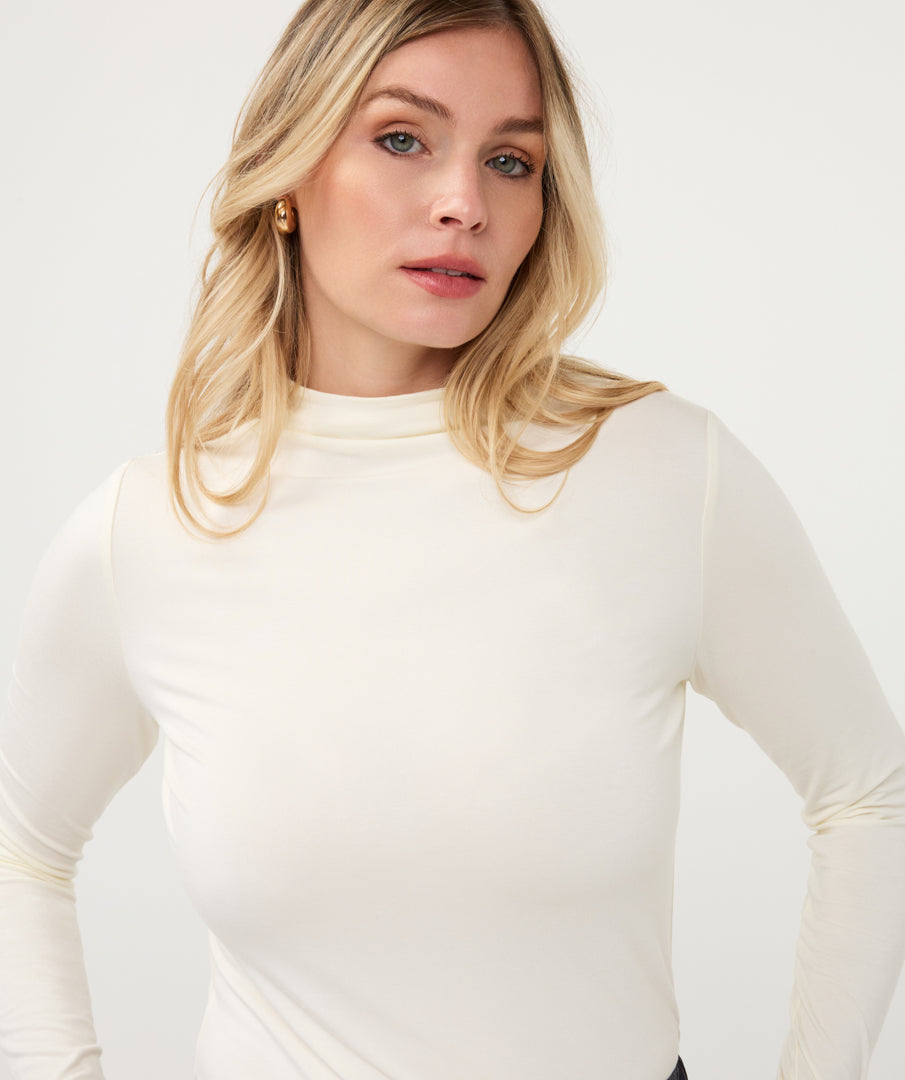 Mock Neck Top