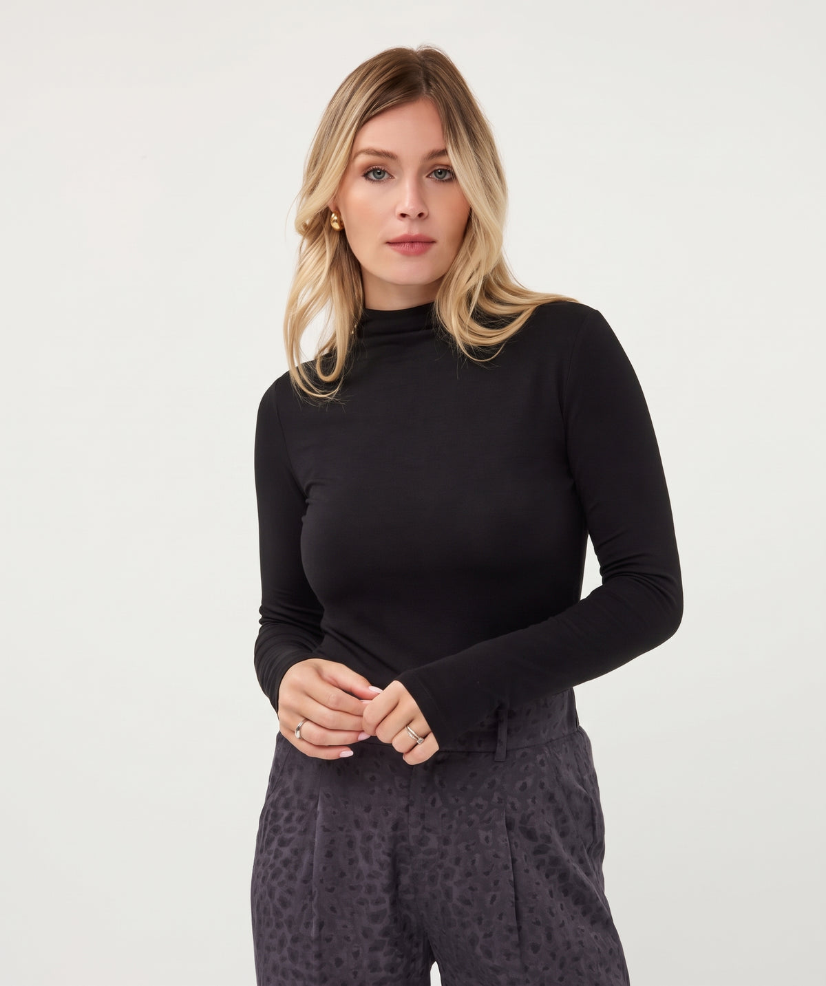 Mock Neck Top