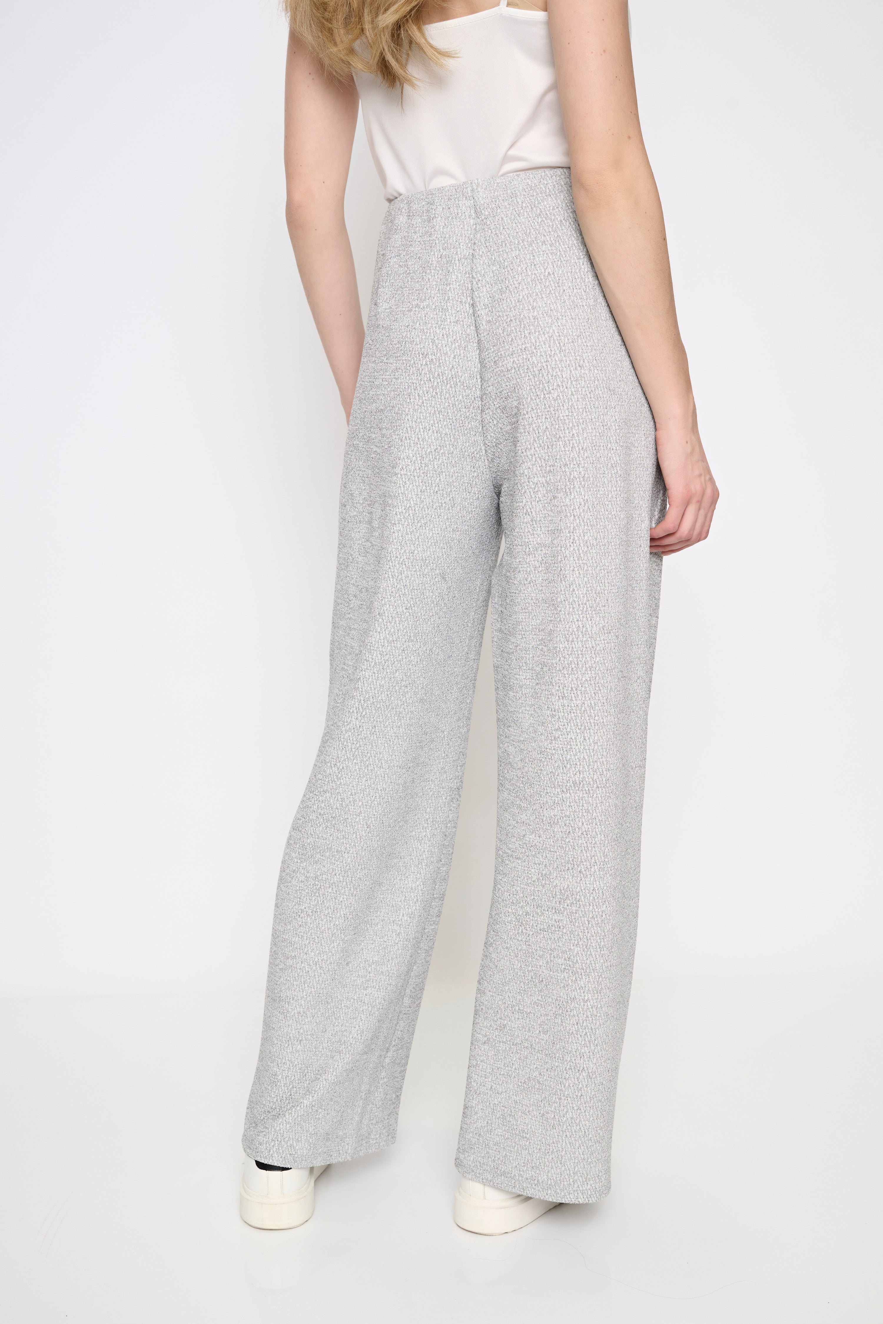 Wide Leg Jacquard Pant