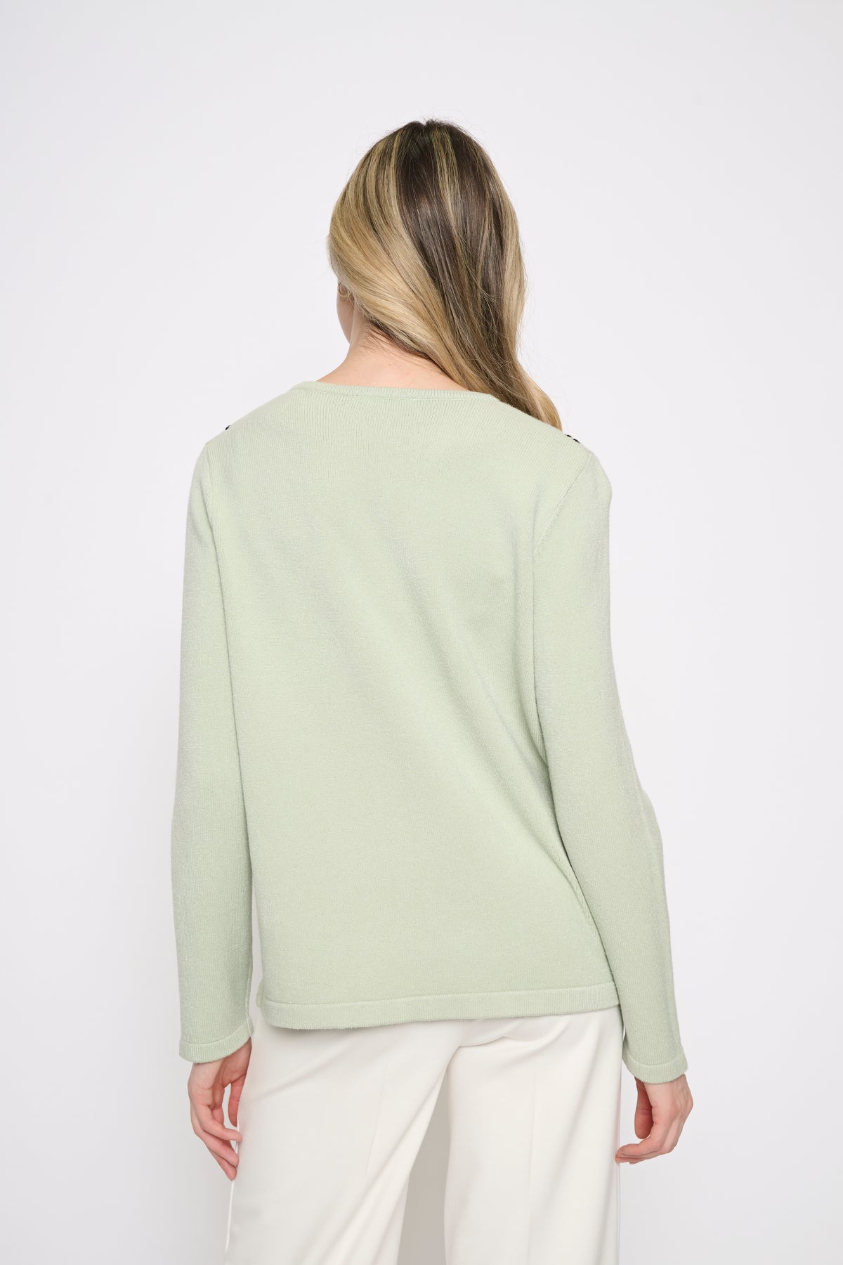 Flower Soutache Sweater