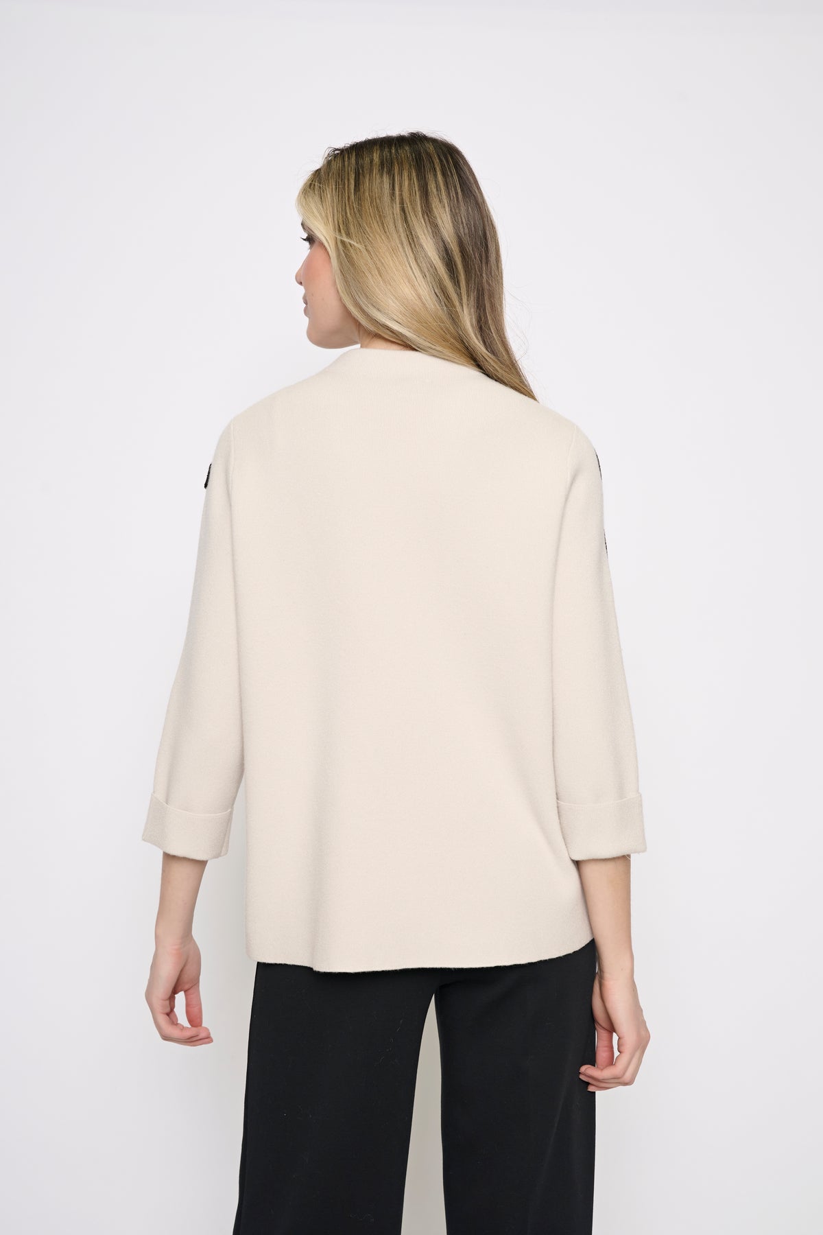Abstract Soutache Sweater