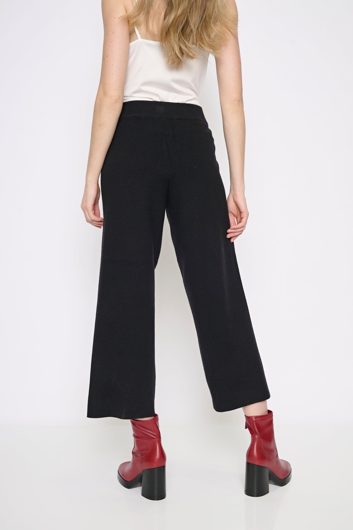 Wide Leg Knit Culotte