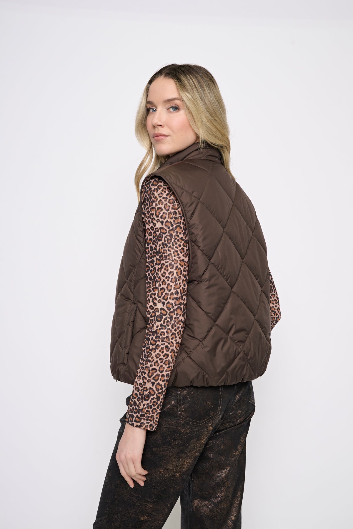 Puffer Zip Front Vest