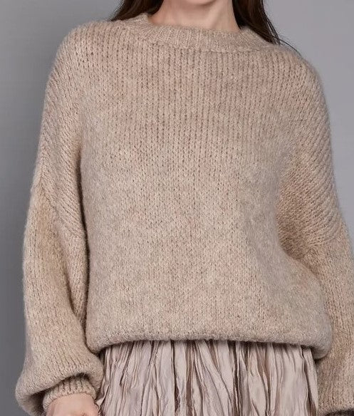 Shaker Knit Boxy Pullover