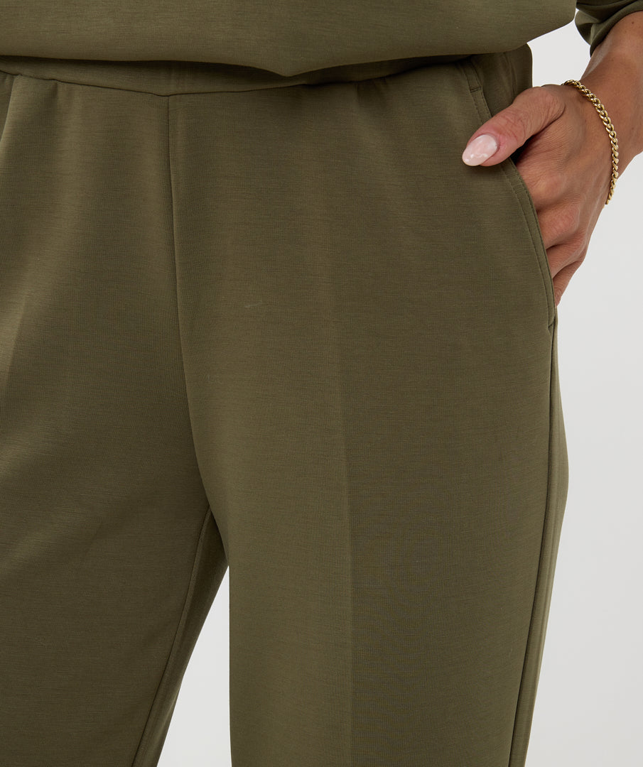 Modal Jersey Straight Leg Pant